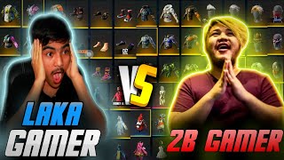 COLLECTION VERSES WITH 2B GAMER😱 COLLECTION KING VS LAKA GAMER😱 [upl. by Nabalas]