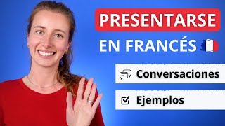 Cómo Presentarse En Francés 🇫🇷 Conversaciones Básicas Ejemplos [upl. by Clausen953]