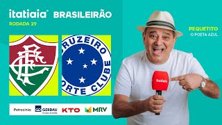 FLUMINENSE X CRUZEIRO AO VIVO NA ITATIAIA  REACT DO BRASILEIRÃO 2024 [upl. by Bound]