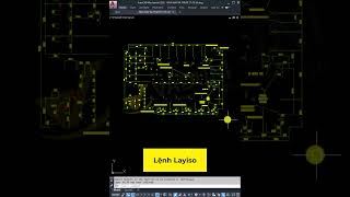 Cách sử dụng lệnh Layiso để ẩn hiện lớp trong AutoCAD họcautocad autocad vadunishort [upl. by Igiul]