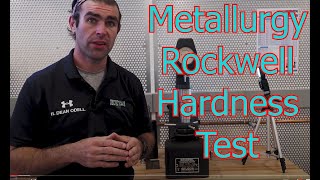 Rockwell Hardness Test Demonstration [upl. by Adlev187]