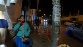 Cusco de noche subiendo Ccasacaparo hacia el mercado central 2024 [upl. by Ahsietal]