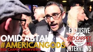 Omid Abtahi quotSalimquot interviewed at the premiere of Starz quotAmerican Godsquot Original Series [upl. by Ynobe]