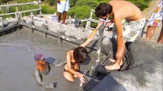 Totumo Volcano and Mud Baths  Cartagena Colombia [upl. by Nauqit]