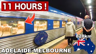 🇦🇺Riding 230 Australias OLDEST First Class Train Adelaide →Melbourne  The Overland Red Premium [upl. by Lavine664]