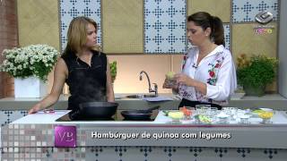 HAMBURGUER DE QUINOA COM LEGUMES [upl. by Gaidano]