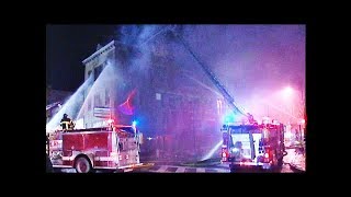 325 Main St Fitchburg 3 alarm fire 1102002 [upl. by Esli]