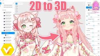 MisaaaVT 🍓🐈  VTuber 3D Model〚 VRoid Timelapse 〛48 [upl. by Giess]