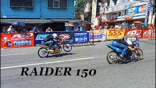 DRAG RACE RAIDER 150 CATEGORY ll CALOOCAN [upl. by Ynoffit]