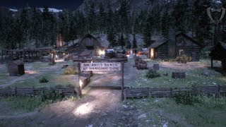 Red Dead Redemption 2  Gang Hideout  Hanging Dog Ranch PS4 [upl. by Aidnama]