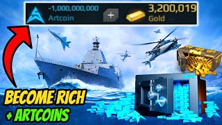 Modern Warships Ultimate Guide For Market How To Get Artcoins And Gold  How To Sell Ship  2023 [upl. by Anitsrhc]