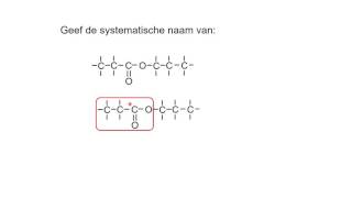 naamgeving van esters vwo [upl. by Hanikas]