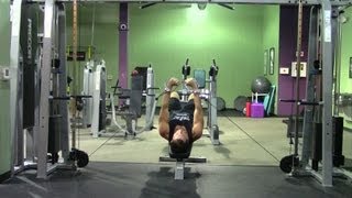 Cable Decline Chest Press  HASfit Lower Chest Exercise Demonstration  Decline Cable Press [upl. by Matty235]