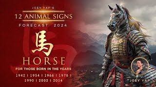 2024 Animal Signs Forecast Horse Joey Yap [upl. by Atekram]