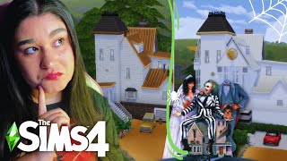 A casa do filme Beetlejuice no The Sims 4  Slow Build [upl. by Montford164]