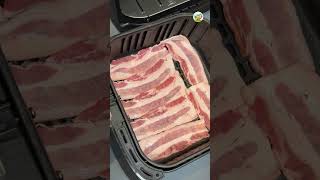 Crispy Bacon in Air Fryer bacon airfryer [upl. by Arikahs]