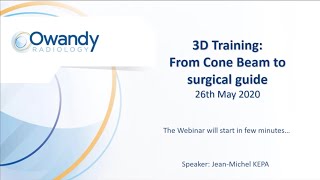 3D training From cone beam to surgical guide [upl. by Hali]