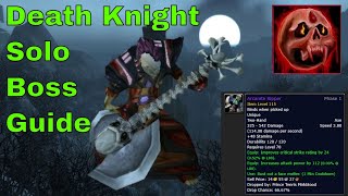 How to Get the Arcanite Ripper Solo as a Death Knight Karazhan Boss Guide Prince Tenris Mirkblood [upl. by Avah725]