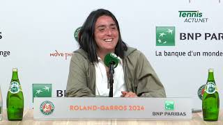 Tennis  RolandGarros 2024  Ons Jabeur  quotJouer un quart de finale à 11h cest un peu chiantquot [upl. by Odnanref]