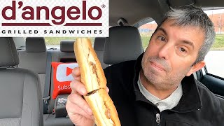 dangelos steak and cheese sandwich food review [upl. by Acinoed]