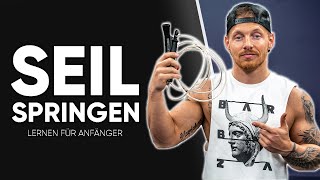 SEILSPRINGEN LERNEN für Anfänger Technik Tutorial mit Tipps amp Tricks [upl. by Nhguahs]