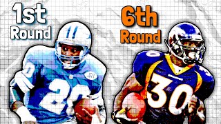 Who’s the Best RB by Round in NFL Draft History [upl. by Ydualc210]