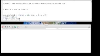Introduction to monte carlo simulations using R  The absolute basics [upl. by Maillliw]