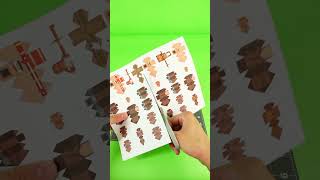 Minecraft Village  Magnetic Paper Blocks Day 1 [upl. by Christopher326]