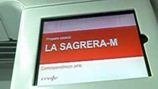 PoLeTe124  Rodalies de Catalunya  Megafonia La SagreraMeridiana [upl. by Edee]