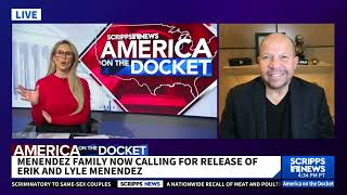 Scripps News l Jamie White on Menendez family wanting attorney to schedule resentencing hearing [upl. by Marj]