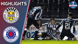 St Mirren 32 Rangers  Late Drama as Saints Stun Rangers  Betfred Cup Highlights [upl. by Afital]