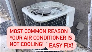 Number One Reason Why your AIR CONDITIONER is not working correctly Easy Fix [upl. by Radley]