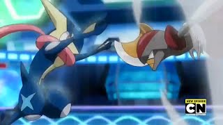 Pokemon Battle  Bisharp vs Greninja [upl. by Edijabab]