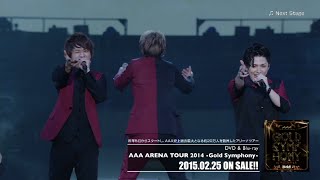 AAA  「Next Stage from『AAA ARENA TOUR 2014 Gold Symphony』」 [upl. by Annyl]