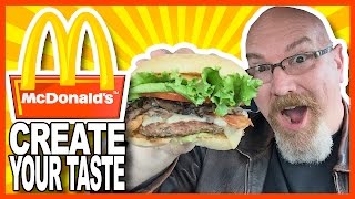 McDonalds® quotCreate Your Tastequot Build Your Own Burger [upl. by Minta379]