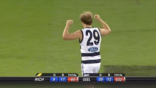 All 35 goals from Geelong in 222point massacre against Richmond  2007  AFL [upl. by Doss]