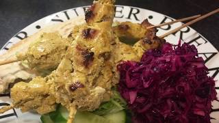 Slimming World Chicken Kebabs with Proper Turkish Red Cabbage [upl. by Teresita179]