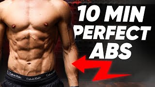 10 MIN PERFECT ABS WORKOUT RESULTS GUARANTEED [upl. by Jacobina504]