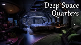 Deep Space Sleeping Quarters  White and Grey Noise  Relaxing Sounds of Space Flight  LIVE [upl. by Etnaid]