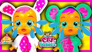 CRY BABIES DOLLS TOYS 1 LALA amp CONEY CRY REAL TEARS [upl. by Edson462]