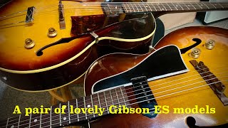 A pair of lovely Gibson ES models [upl. by Schilling]