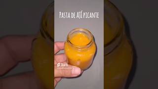 COMO HACER SALSA PICANTE O PASTA DE AJI PICANTE shorts [upl. by Aggarwal]