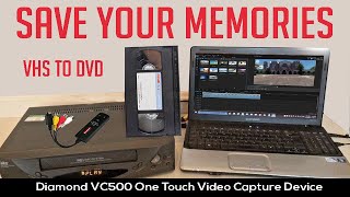 How to convert VHS into Digital with Diamond VC5OO Video Capture Software [upl. by Dugas807]