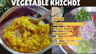 Mix Vegetable Dal Khichdi for InfantsToddlersKidsIndian Healthy Baby Food RecipeOne Pot Recipe [upl. by Bouley]