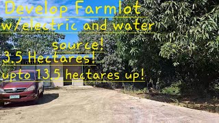 vlog 637 MAGANDANG FARMLOT WMANGO TREESMAY KURYENTE AT ELECTRIC DEEPWELL NA35 hectares up [upl. by Setarcos]