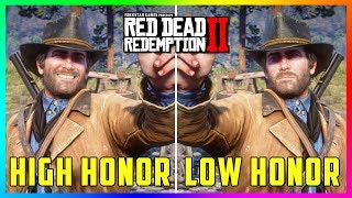 What Happens If Arthur Morgan Tells John To Leave The Gang With HIGH Honor VS LOW Honor In RDR2 [upl. by Ettena660]