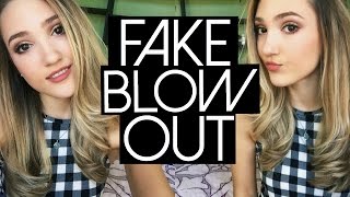 How to Fake A Blowout  Easy Loose Waves with a Straightener [upl. by Navetse61]