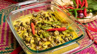 Cara Bersih Siput Sedut amp buat Masak Lemak Cili Api [upl. by Vasos]