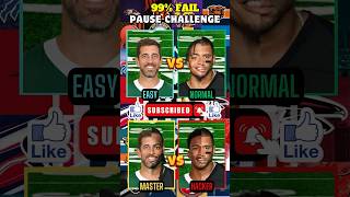 JETS vs STEELERS ‘PAUSE’ Challenge 🏈👀🔥 shorts nfl challenge fun [upl. by Olifoet]