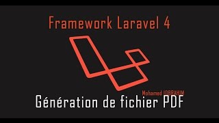 Framework laravel 42 en arabe  génération de PDF 16 [upl. by Ynohtnaed]